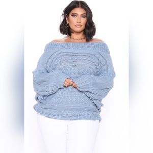 Fashion Nova Knit Sweater 💙